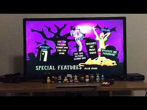 Opening to Scooby-Doos creepiest capers 2002 dvd and menu walkthrough