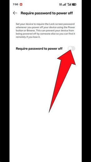 How To Set Password To Switch off | how to enable require password to power off |#sorts #shortvideo