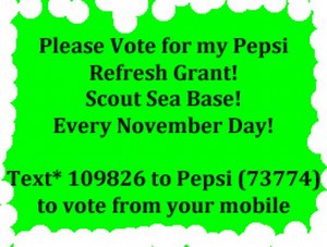 Pepsi Refresh Contestants: You can be on the voting slate at our Friday rally.