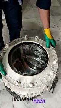 Professional washing machine bearing replacement for smooth and quiet performance #washingmachine