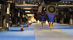 589K views · 3.3K shares | Huge printing projects can now be split up thanks to this multi-headed 3D printer. | Futurism | Facebook