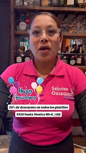 Es hora de celebrar nuestro segundo aniversario y queremos hacerlo contigo. Acuérdate de llegar temprano este sábado 7 de febrero para ordenar tu platillo favorito con un 20% de descuento. Recibirás postre de cortesía y te esperamos también a la partida de pastel a las cuatro P.M. Muchas gracias por ser parte de nuestro caminar. Estamos haciendo historia. #felízcumple #celebremosjuntos #descuentoespecial #comidamexicana🇲🇽 #celebraciónespecial | Sabores oaxaqueños Restaurant