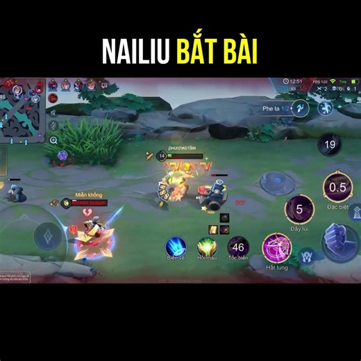 bị Nailiu bắt bài #lienquanmobile #shorts #rov #liênquânmobile