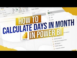 How to Calculate Days In a Month in Power BI