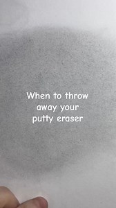 52K views · 406 reactions | A putty eraser won’t last forever, here’s how to spot the signs it needs to be replaced. | The Artery Art Shop and Classes | Facebook