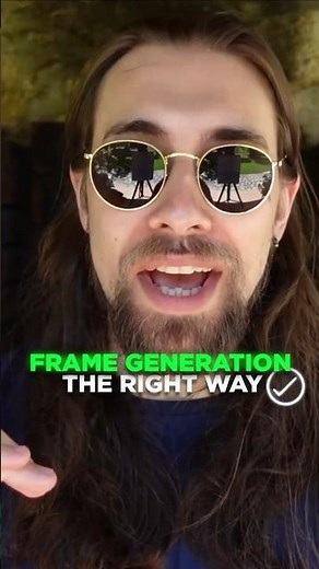 THIS is how to PROPERLY use Frame Generation #fsr4 #dlss #gaming #framegeneration