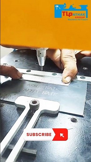Watch this Machine ENGRAVE Steel-Desktop Dot Pin Marking Machine Installed at Goa by TL PATHAK GROUP