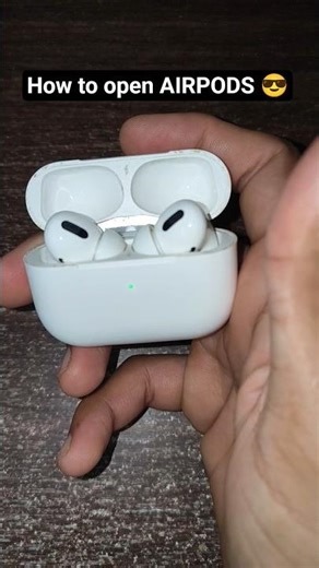 How to open AIRPODS 😎 #tiktokeffects #shorts #trending