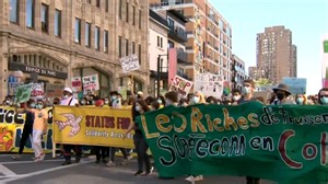 Protesters demand climate action in Montreal