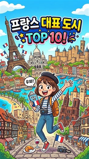 한눈에 보는 프랑스 대표 도시 TOP 10 #프랑스 #프랑스도시 #프랑스TOP10 #파리 #리옹 #마르세유 #세계도시 #도시순위 #도시GDP #세계지리 #유럽여행 #지식정보 #숏츠