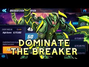 TOP 50 RUN FOR BREAKER SCORPION EVENT - Tips and Gameplay | Marvel Strike Force