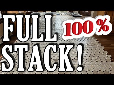 FULL STACK LAYOUT OF ALL MY SILVER - We're Gonna Need a Bigger Table!! 🦈