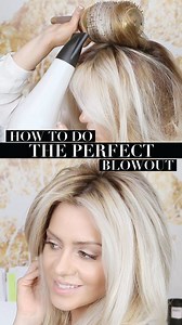 Here is a quick tutorial on how to add major volume with this easy at home blowout! #athome #blowout #easyblowout #salonblowout #hairlife #imallabouthair #hairdressermagic #platinumblonde #balayageartists #ellebangs #ashblonde #masterofbalayage #coolblonde #bestofbalayage #toner #diy #blondeprocess #hairbesties #babylightsandbalayage #ashbalayage #hairdresserofinstagram #hairdressersofinsta #hairdresserslife #hairdressersthatslay | Ellebangs