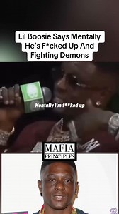 Lil Boosie Says Mentally He’s F*cked Up And Fighting Demons🤔 #lilboosie #realtalk #struggle #batonrouge | Mafia Principles