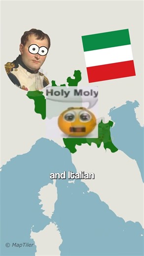 How did Italy get their tricolor flag? #history