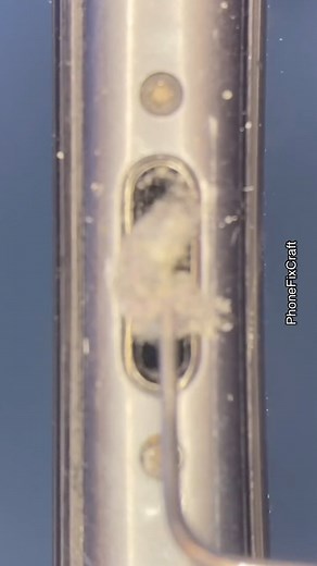 20K views · 7.7K reactions | #satisfying #iPhone charging port #cleaning under the #microscope | Phone Fix Craft | Facebook