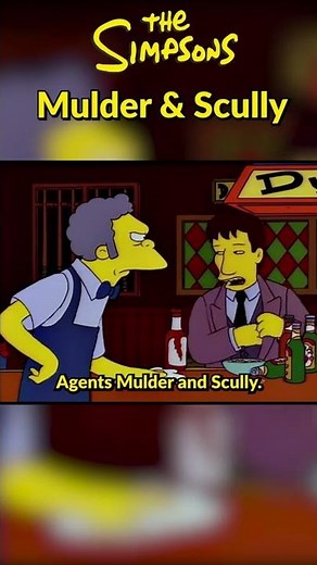 Mulder & Scully | The Simpsons #shorts