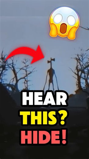 IF YOU HEAR THIS SOUND... HIDE! 😱😱