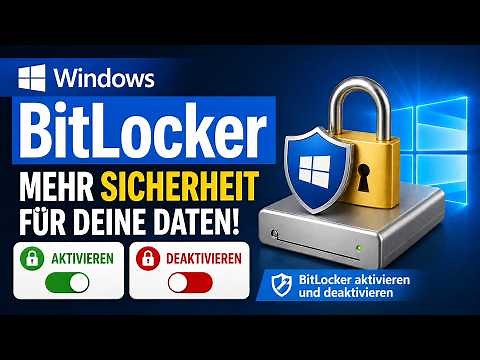 Windows BitLocker - More security for your data! (Enabling and disabling BitLocker)