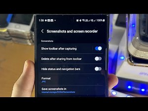 How To Change ScreenShot Settings on Samsung Galaxy S23 Ultra!