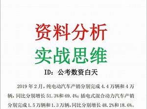 资料分析-实战思维（以分析为核心）
