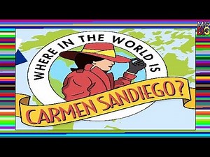MS DOS 'ING AROUND (RETRO GAMEPLAY) - WHERE IN THE WORLD IS CARMEN SAN DIEGO (MS DOS GAMES)