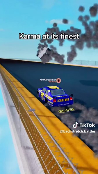 Recognize this clip? #backstretchbattles #backstretchbattlesremastered #backstretchbattlesroblox #backstretch #bbr #roblox #roracing #roracingroblox #roracingcrash #cargame #racing #racinggames #nascar #fyp #fy #viral #nascartiktok