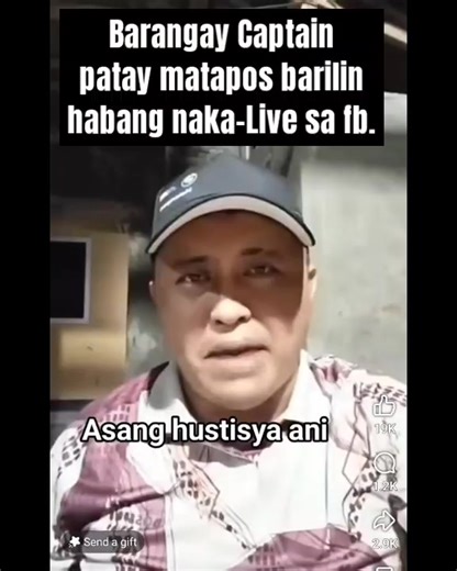 2.9K views · 14 reactions | Barangay Captain Oscar Bucol Jr., was shot and killed while on a Facebook livestream on November 25, 2025. He was about to meet VP Sara today, November 26, to expose those politicians involved in corruptions and illegal activities. RIP Kap Bucol. Condolence to the family. #fblifestyle #ctto | Franklin - Online LET, CSE, IELTS & Celpip Private Tutorial | Facebook
