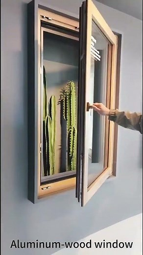Two Opening Ways of Aluminum Clad Wood Windows | Exquisite Details & Smooth Operation