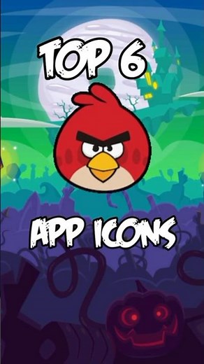 Top 6 Angry Birds App Icons! #angrybirds #short #shortvideo #rovio #angrybirdsepic #nostalgia