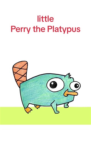 How to draw a little Perry the Platypus. Drawing together with Easy Pen. #perrytheplatypus #platypus #phineasandferb #cartooncharacter #draw #drawning #howtodraw #drawpencil #drawforkids #easypen #easy_pen #youtube #channel #малюєморазом #малюємо #повторюйзамною #українськийютуб #familydrawing
