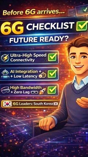 6G Technology Checklist Explained in 60 Seconds! (Future Ready 2025–2026)