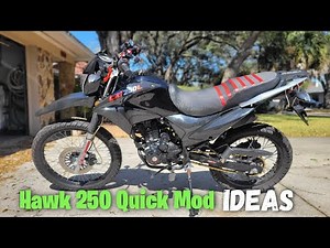 Hawk 250 Mods And Accessories Installation #chonda #crf250 #honda #dlx #raven #tbr7 #hhh #hawkx