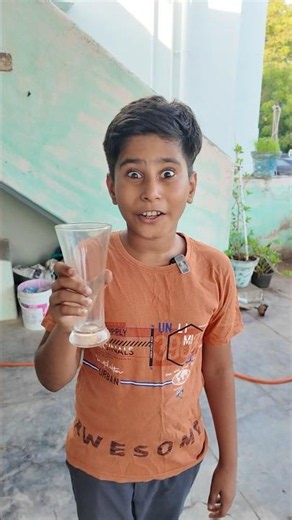 Pranesh Appa-வோட Impossible Magic 😱 Empty Glass-ல இப்படியொரு அதிசயமா? 🥛 #magic #shorts