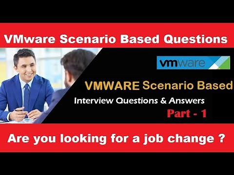 VMWARE Scenario based Interview Questions and Answers