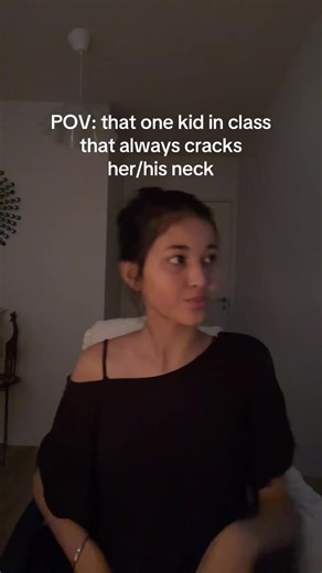 Kids Cracking Neck at School: A Relatable POV