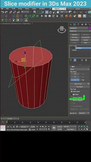 Mastering the Slice Modifier in 3Ds Max #shorts #tips #3dsmax #slice
