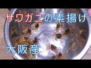 カリカリこんがり🦀サワガニの簡単素揚げの作り方