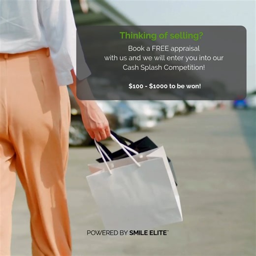 Book and receive an obligation free appraisal on your property with us before Nov 30th and this will instantly place you into the draw to win one of many Eftpos cards ranging from $100 to $1000! Visit our website for full competition details. #competitiontime #propertyappraisal #whatsyourpropertyworth #cashsplash #freeappraisal #lookingtosell #smileelite | Michelle Cottington Property