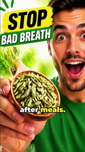 Bad Breath Vanishes When You Do This With Fennel #healthtips #shorts