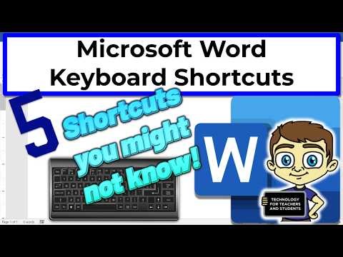 5 Keyboard Shortcuts That Make Microsoft Word So Much Faster