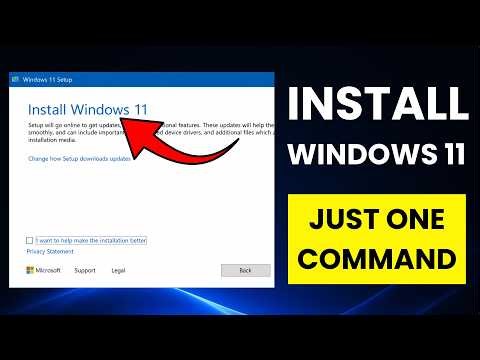 Install Windows 11 on Any Unsupported PC Using Just One Command (2026 Guide)