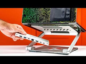 The Ultimate Laptop Stand // CABLETIME Docking Station Stand