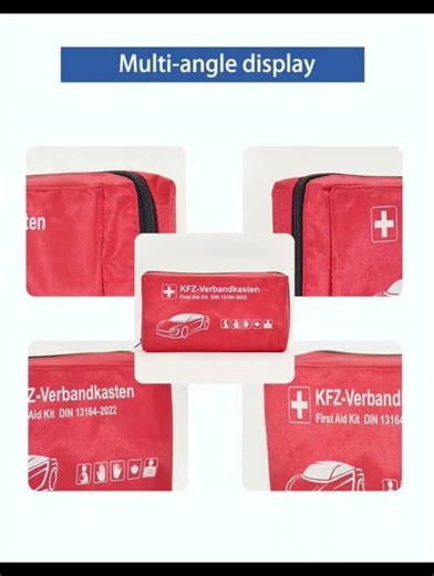 Compact First Aid Kit – For Home, Outdoor & Public Use