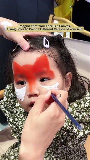 Gorgeous facial art tutorial #creativeart #facepaintinspo #bodyart