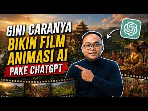 Cara Mudah Bikin Animasi 3D Pakai ChatGPT - Tutorial Membuat Video Animasi Dari Nol Pake AI 2026