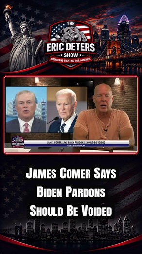 James Comer Says Biden Pardons Should Be Voided #youtubeshorts #jamescomer #biden #pardons #news