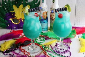 Mardi Gras Blue Hurricane
