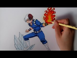 【MANGA】HOW TO DRAW SHOTO TODOROKI -- MY HERO ACADEMIA