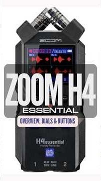 Zoom H4 Essential: Every Button & Dial Explained #AudioRecording#PodcastSetup#AudioForVideo